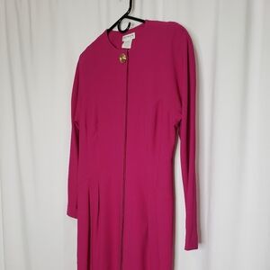Purple Button Down Dress Vintage Liz Claiborne 12